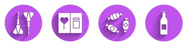 设置飞镖箭头，贺卡，糖果和啤酒图片下载