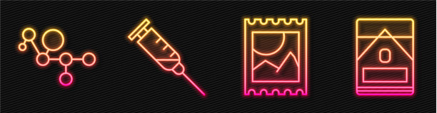 定点LSD酸标记大麻分子注射器图片下载