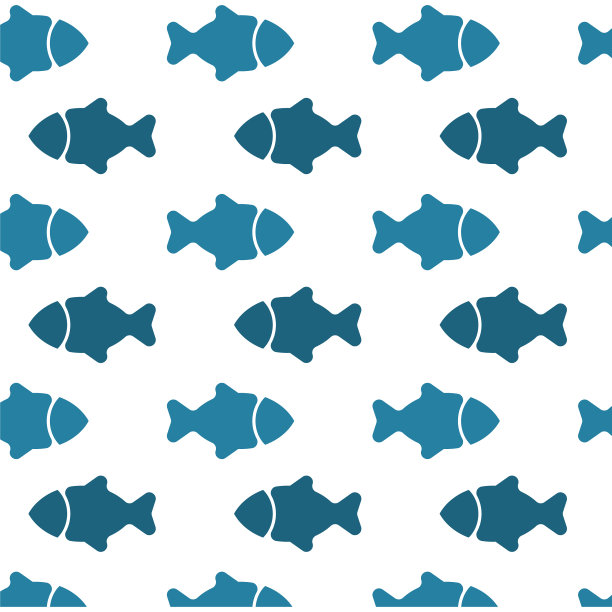 鱼图标设计模板图片下载