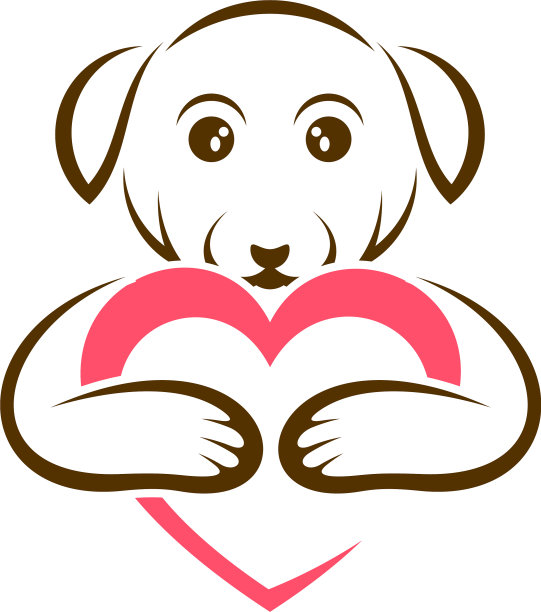 爱狗标志设计创意狗标志设计图片下载