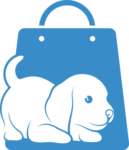 商店狗标志设计创意狗标志设计图片下载