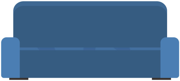 柔软的沙发和五颜六色的枕头图片下载