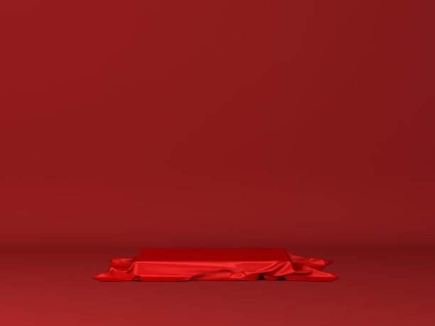 立方体覆盖一块布图片下载