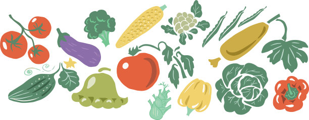配有手绘蔬菜图片下载