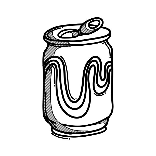 汽水饮料可以随手涂鸦、图标、素描图片下载