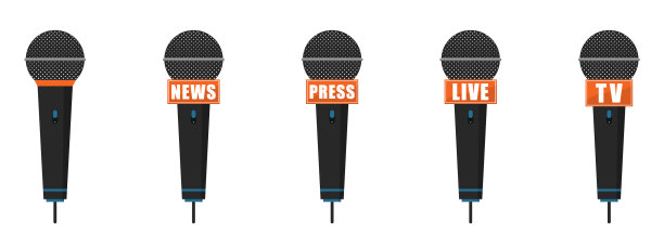 麦克风图标设置新闻直播和电视图片下载