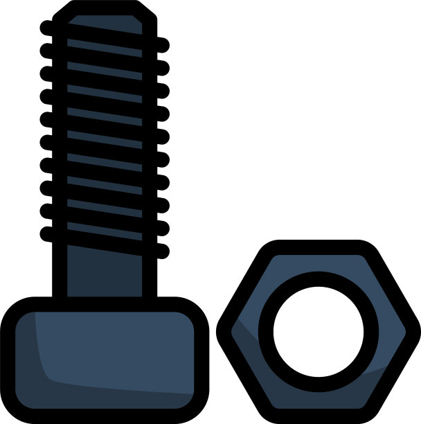 图标螺栓和螺母图片下载