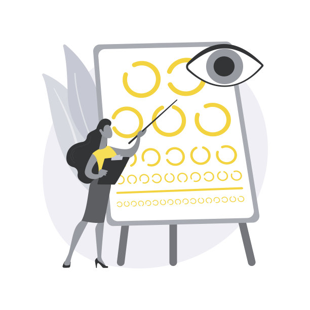 视觉筛选抽象概念矢量插图。图片下载