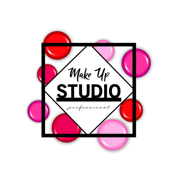 化妆工作室标志设计模板图片下载