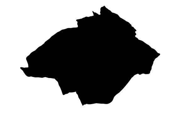 荷兰左特梅尔市的黑色剪影地图图片下载