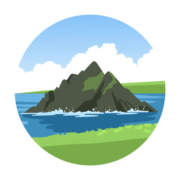 从地平线上的岩石环视海景图片下载