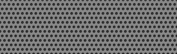 灰色穿孔背景许多相同的孔图片下载