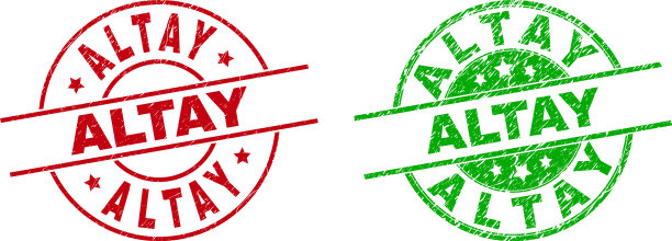 阿勒泰圆形印章锈蚀样式图片下载