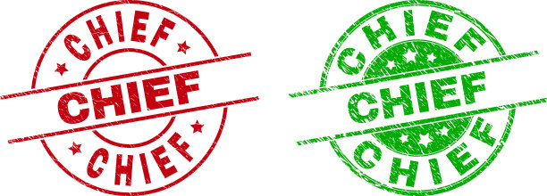 不洁风格的主要圆形印章图片下载