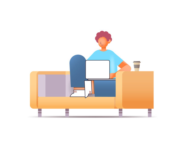 使用笔记本电脑的商人图片下载