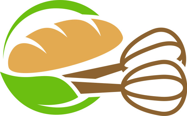 叶子烘焙店标识设计创意烘焙店标识图片下载