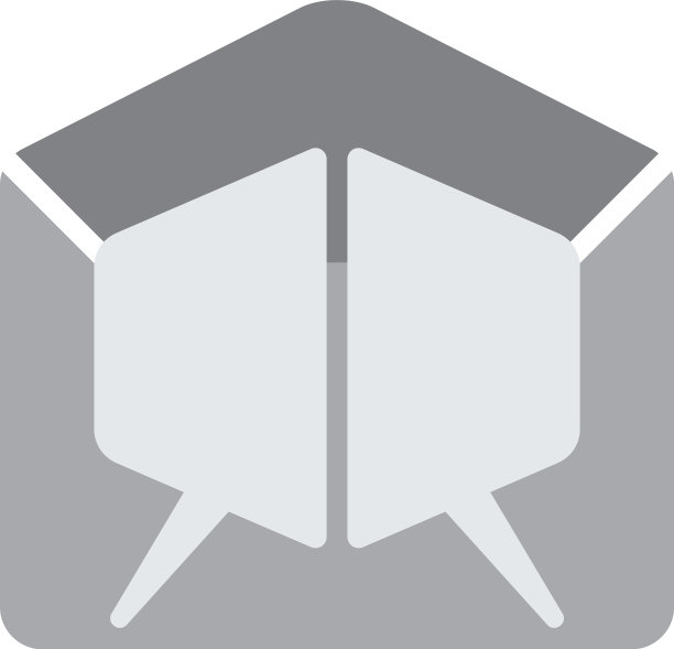 泡泡聊天电子邮件信封符号图片下载