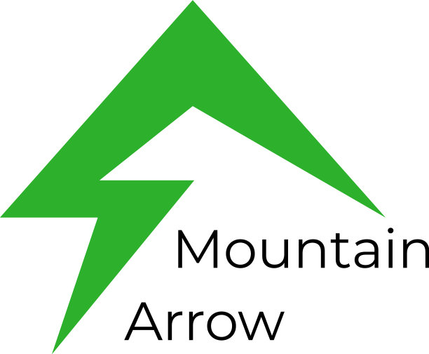 山箭简单的几何设计理念图片下载