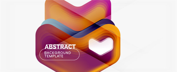 三维箭头几何构成抽象图片下载