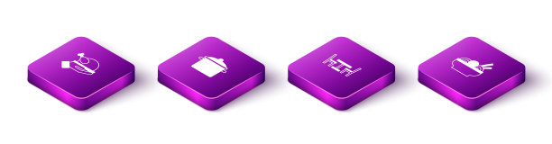 设置等距烤火鸡或鸡肉烹饪图片下载