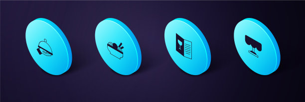 餐厅咖啡厅菜单设置等距木桌图片下载