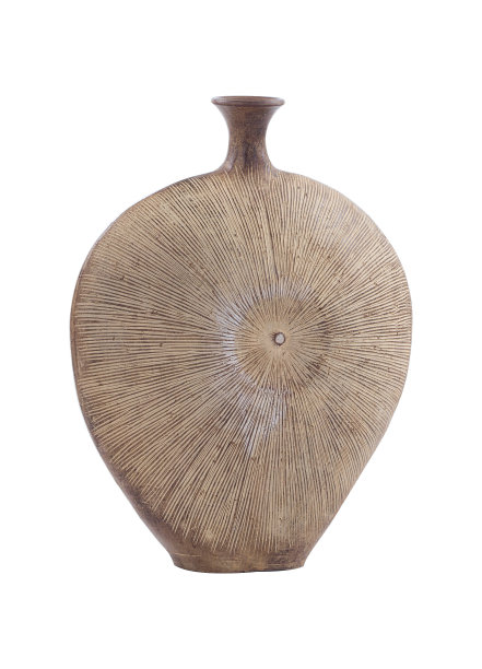 瓷瓶孤立在白色背景上图片下载