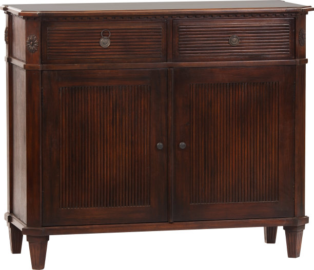 古董木箱的抽屉孤立在白色的背景图片下载