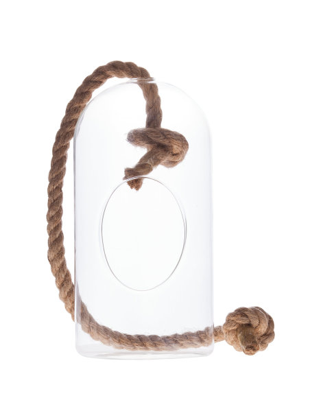 空玻璃花瓶，孤立在白色背景上图片下载