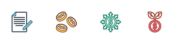 用美元来固定文件和钢笔钱币图片下载