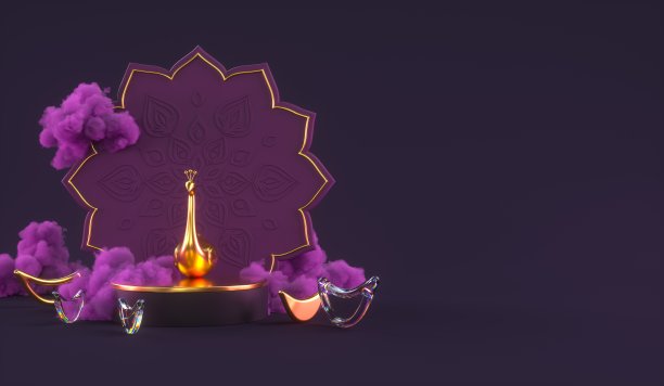 排灯节，灯红酒绿的节日。图片下载