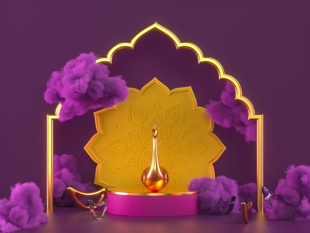 排灯节，灯红酒绿的节日。图片下载