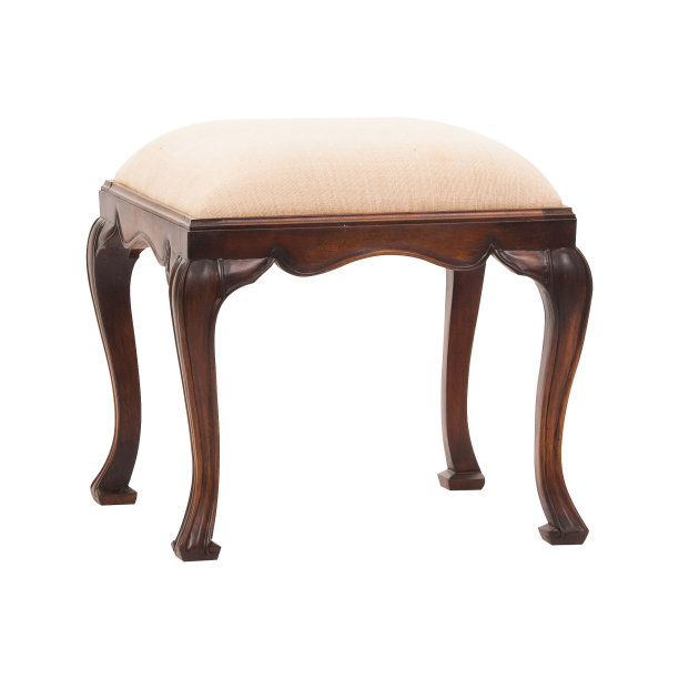 古董奥斯曼蒲团。孤立在白色图片下载