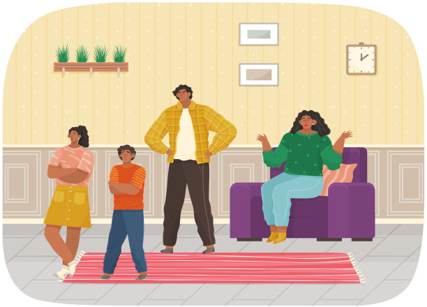 父母与孩子、母亲与母亲的相互关系图片下载