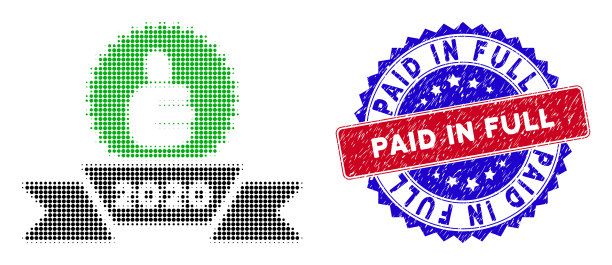 点半色调2020奖丝带图标和双色图片下载