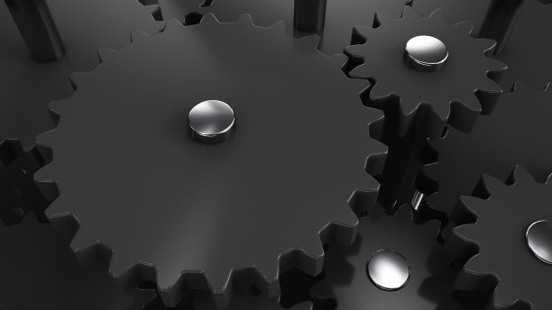 齿轮机构关闭。完整的框架图片下载