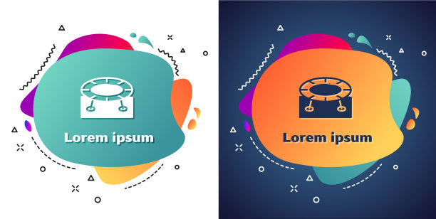 白色跳跃蹦床图标孤立在白色图片下载