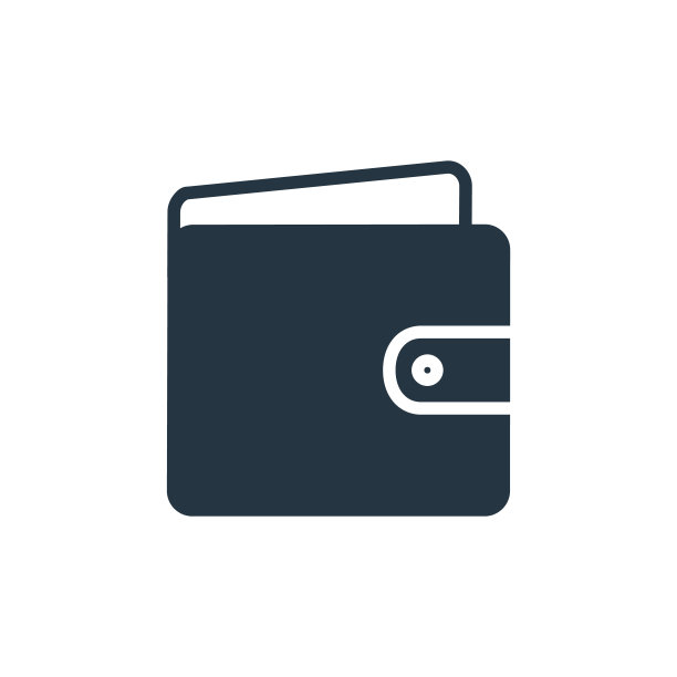 钱包图标。字形钱包图标，用于网站设计和移动，应用程序开发，打印。钱包图标从填充购物和电子商务收集孤立的白色背景。图片下载