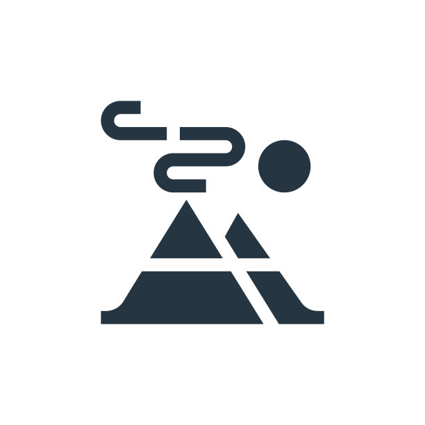 山图标。字形山图标用于网站设计和移动，应用程序开发，打印。山图标从充满摩洛哥收集孤立的白色背景。图片下载