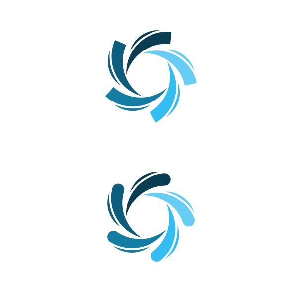 漩涡矢量插图图标设计图片下载