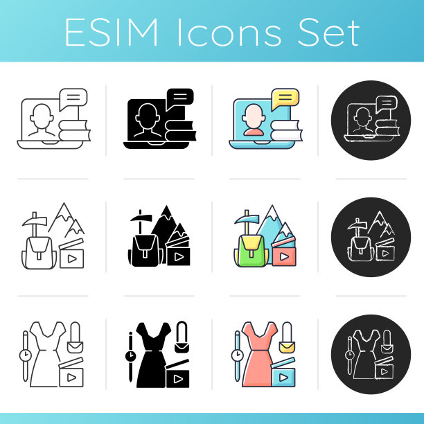 摄像的图标集图片下载