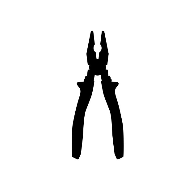 黑色图标设计钳图片下载