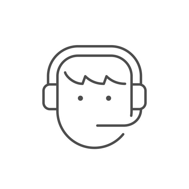 支持服务线轮廓图标图片下载