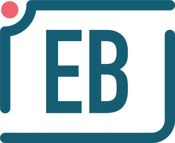 首字母EB相机Logo设计模板图片下载