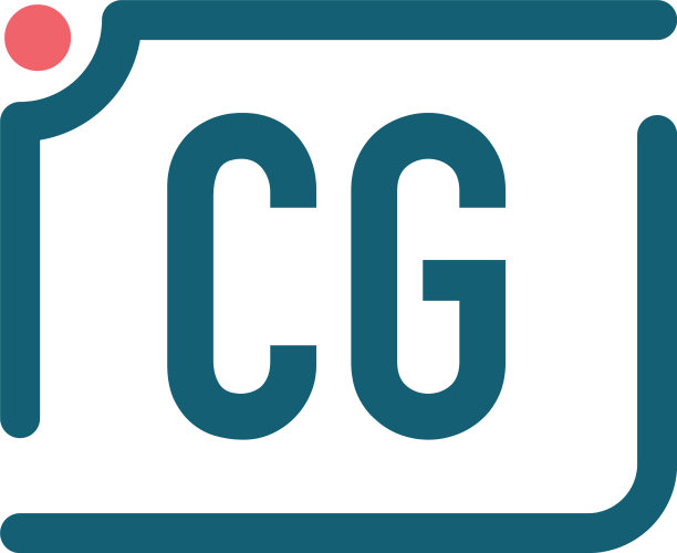 字母CG相机logo设计模板图片下载