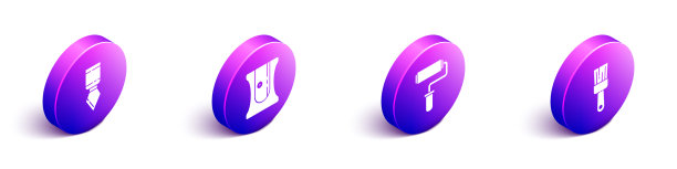 设置等距调色板刀卷笔刀图片下载