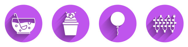 将混合潘趣酒放入带丝带的碗状蛋糕气球中图片下载