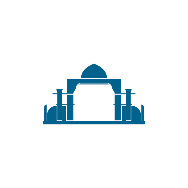 门标标志平面设计模板图片下载