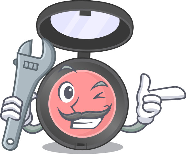 一个漫画设计概念粉色腮红图片下载