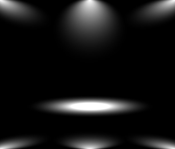 空旷的黑色渐变工作室房间背景图片下载