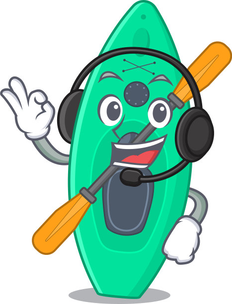 独木舟漫画人物在概念穿着图片下载